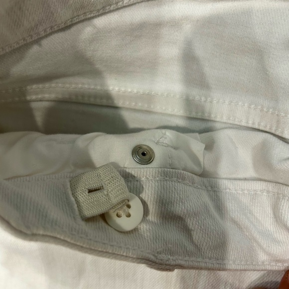 Cat & Jack White Distressed Denim Shorts - Picture 5 of 5